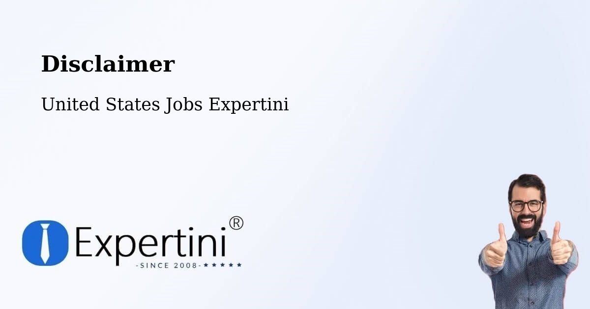 Disclaimer – Michigan - United States Jobs Expertini